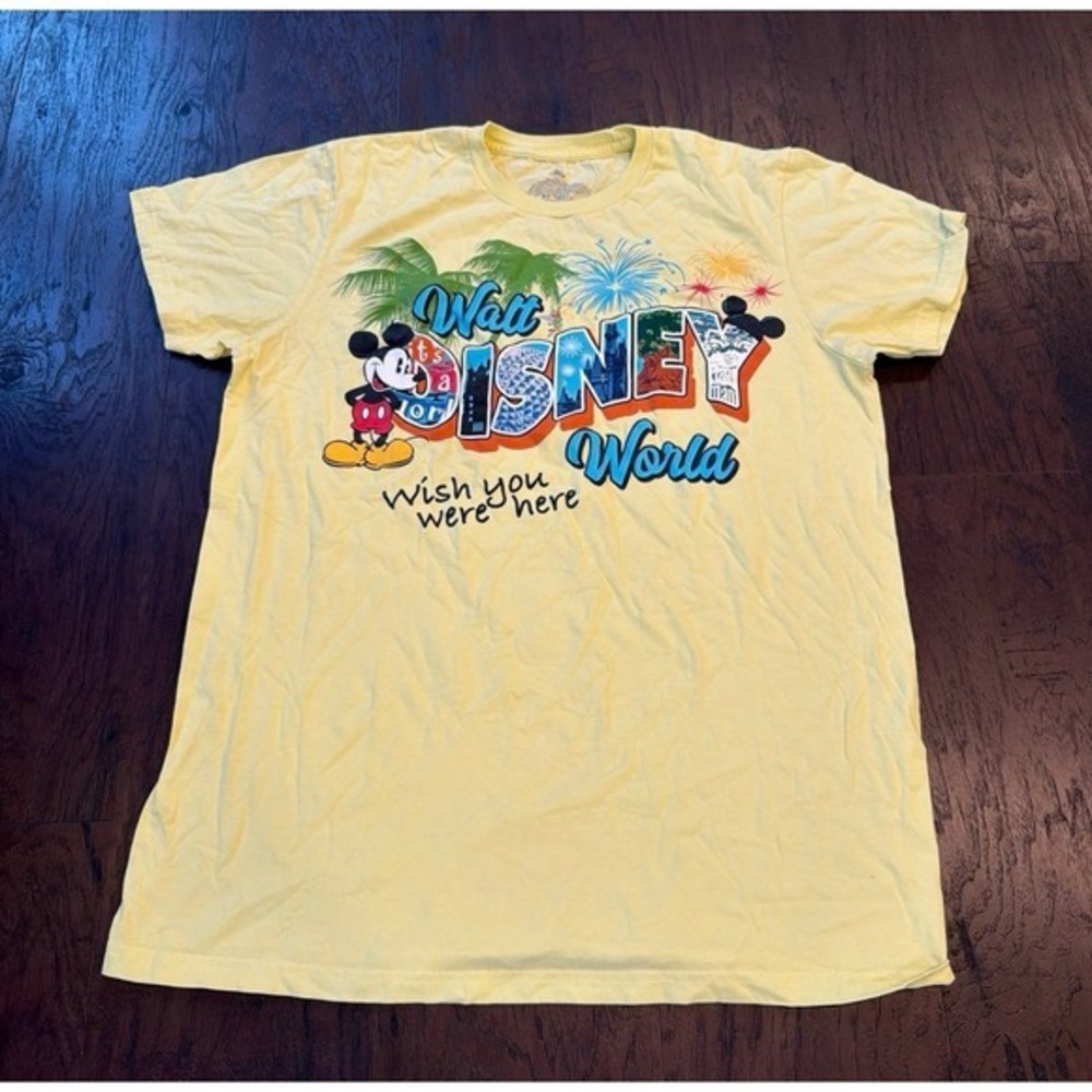 Disney World Mickey Mouse Wait It's A Disney World Wish You Were Here T Shirt